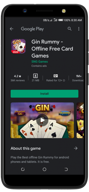 Free Offline Card Game For Android