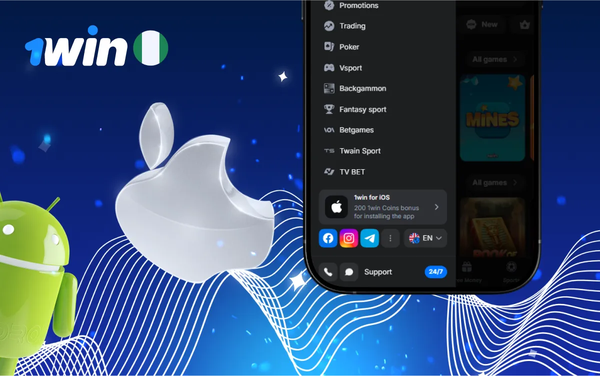 1win Bet App for Nigeria: APK, iOS and Bonuses